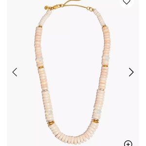 Madewell Mother of Pearl Beaded Necklace.